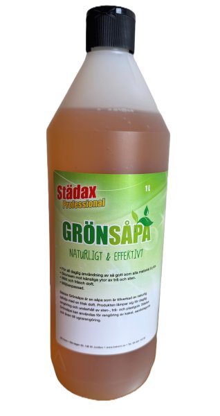 Zoom bild av Städax Grönsåpa, 1 liter
